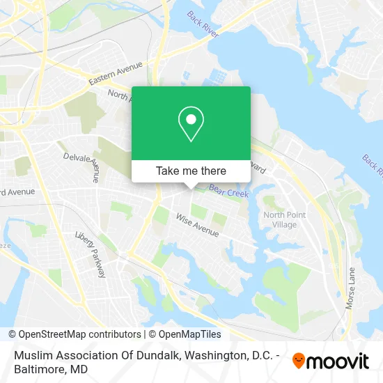 Muslim Association Of Dundalk map