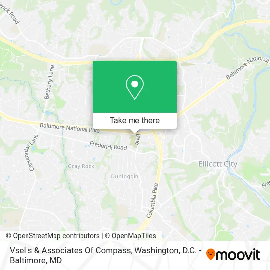 Vsells & Associates Of Compass map