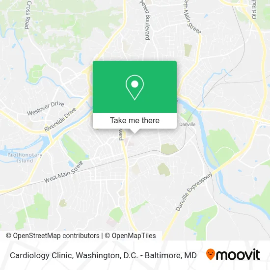 Cardiology Clinic map
