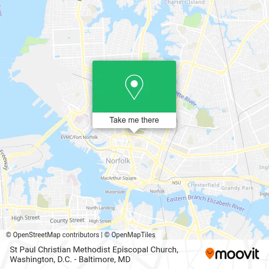 St Paul Christian Methodist Episcopal Church map