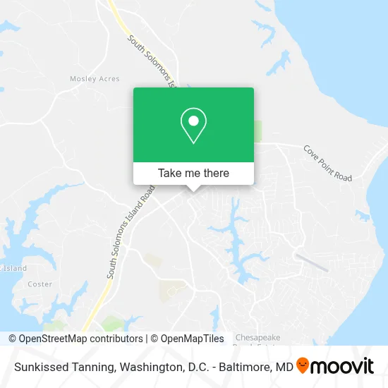 Sunkissed Tanning map