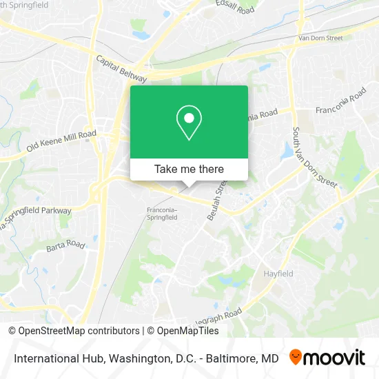 Hub International map