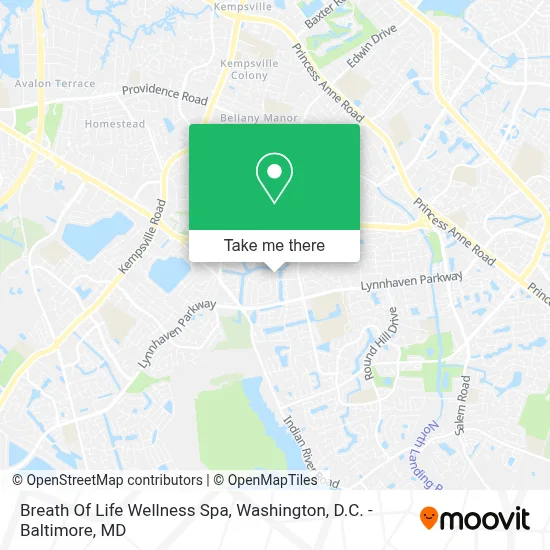 Breath Of Life Wellness Spa map