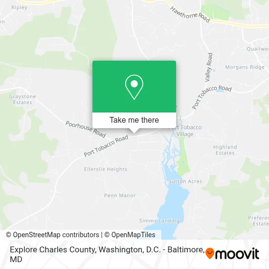 Explore Charles County map