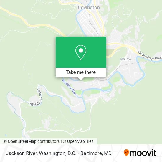 Jackson River map