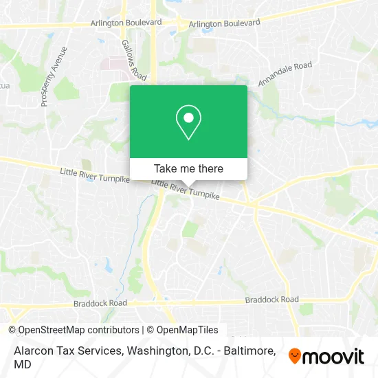 Alarcon Tax Services map