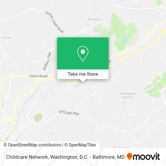 Childcare Network map