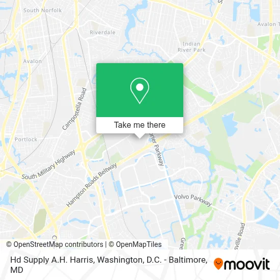 Hd Supply A.H. Harris map