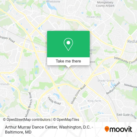 Arthur Murray Dance Center map