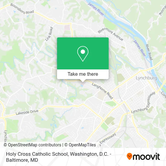Holy Cross Catholic School map