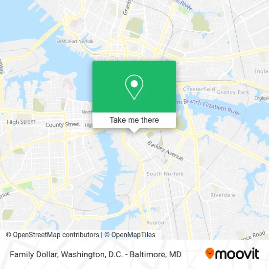 Family Dollar map