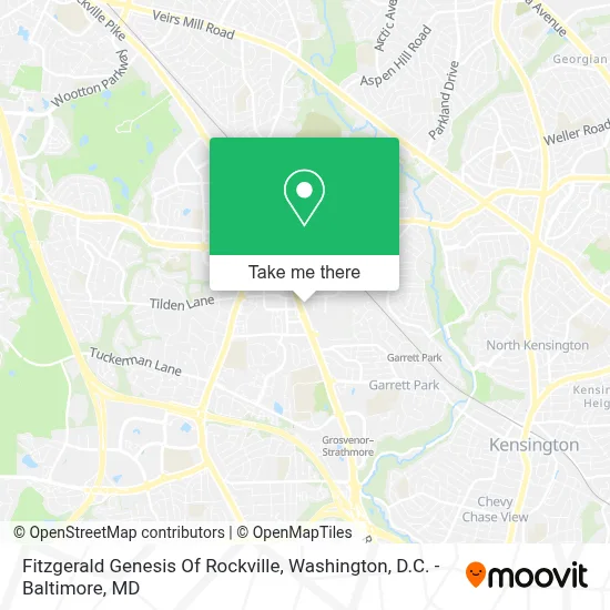 Fitzgerald Genesis Of Rockville map