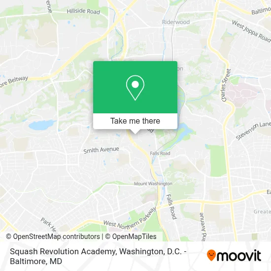 Squash Revolution Academy map