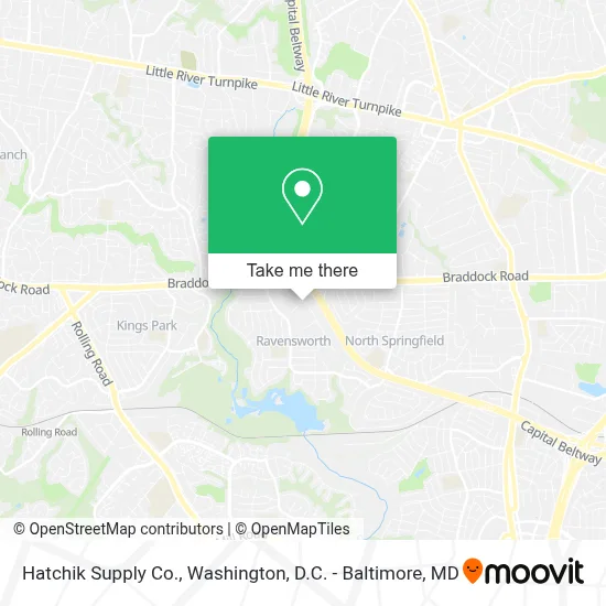 Hatchik Supply Co. map