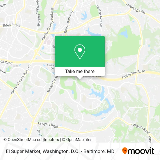 El Super Market map