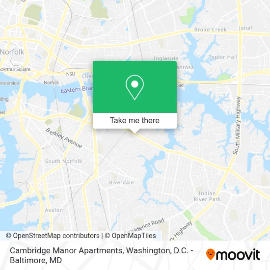 Cambridge Manor Apartments map
