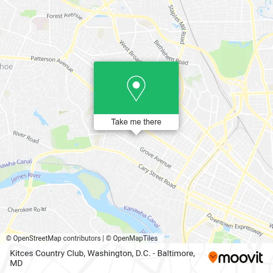 Kitces Country Club map