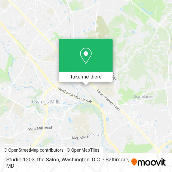 Studio 1203, the Salon map