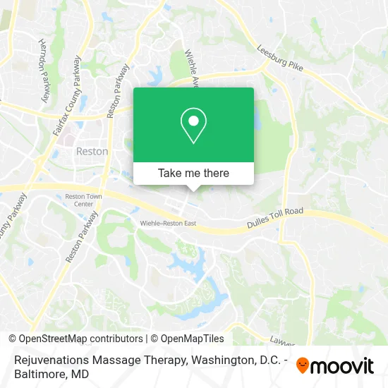 Rejuvenations Massage Therapy map