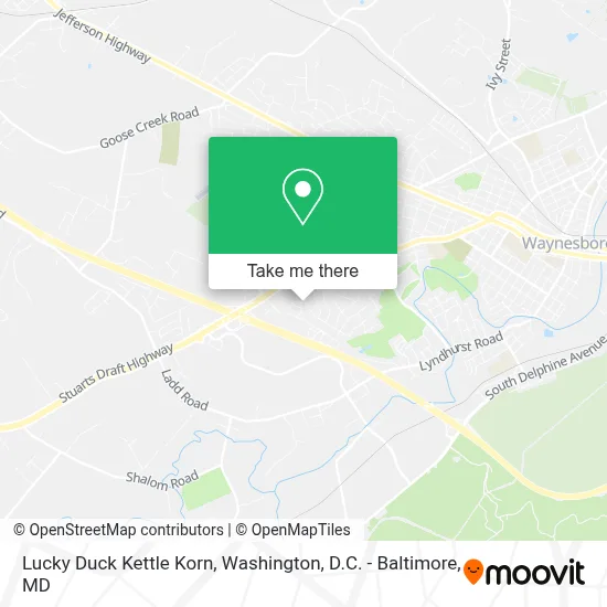 Lucky Duck Kettle Korn map