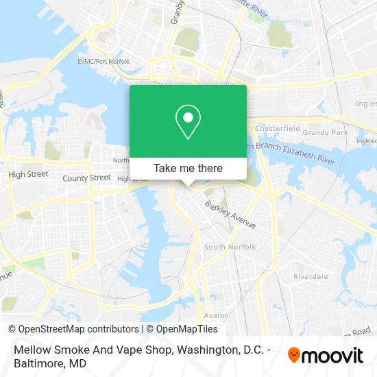 Mellow Smoke And Vape Shop map