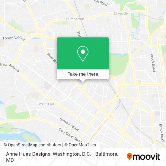 Anne Hues Designs map