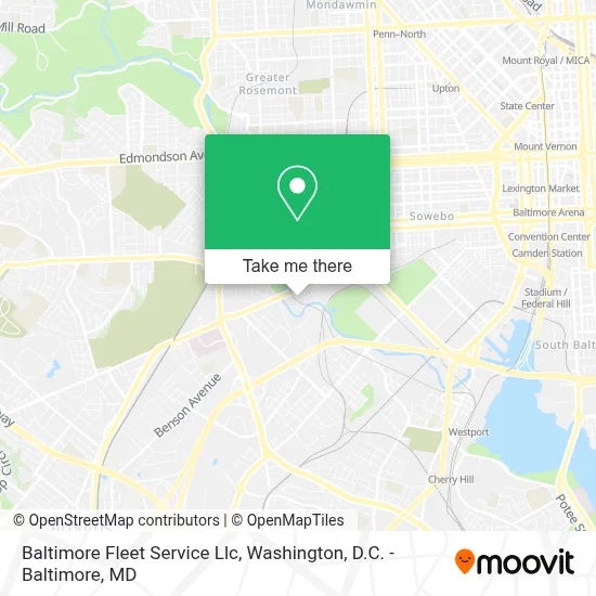 Baltimore Fleet Service Llc map