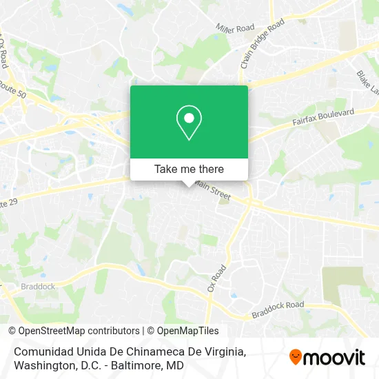 Comunidad Unida De Chinameca De Virginia map