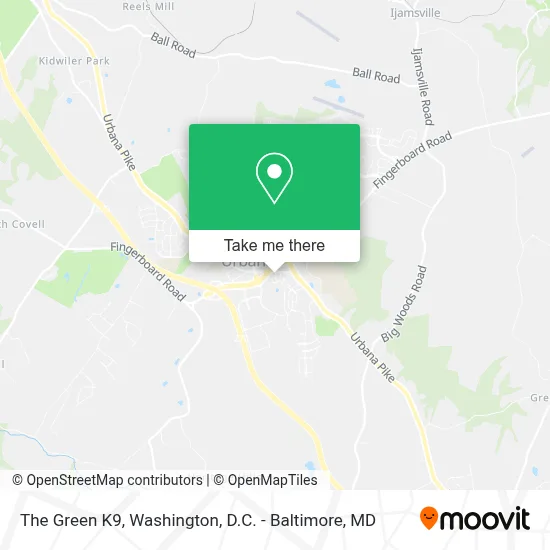 The Green K9 map