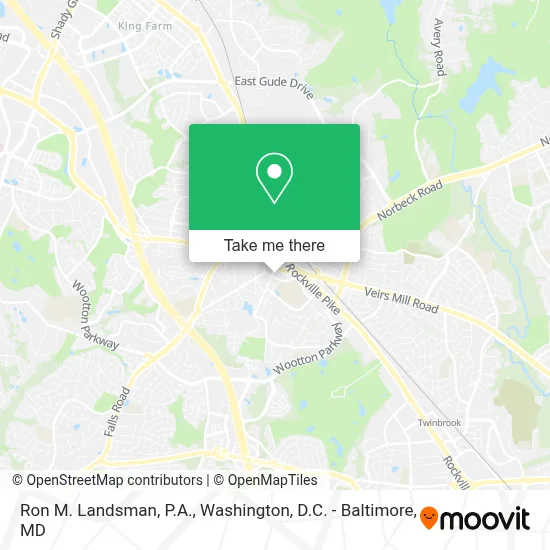 Ron M. Landsman, P.A. map