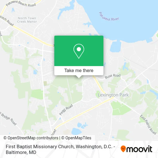 First Baptist Missionary Church map