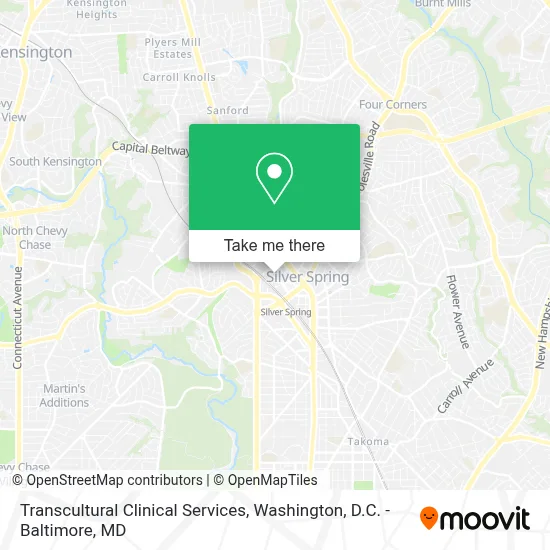 Transcultural Clinical Services map