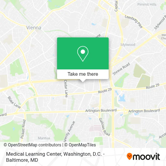 Medical Learning Center map