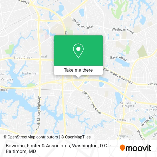 Bowman, Foster & Associates map