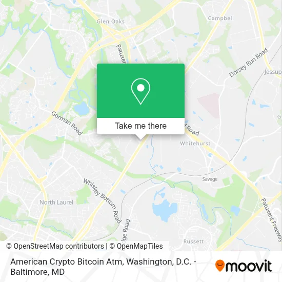 American Crypto Bitcoin Atm map