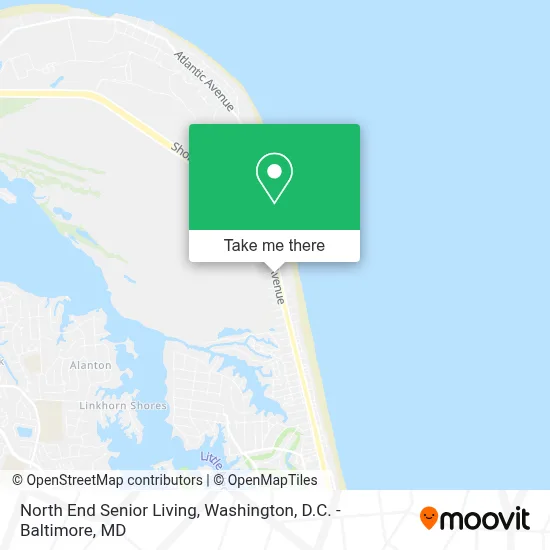 North End Senior Living map