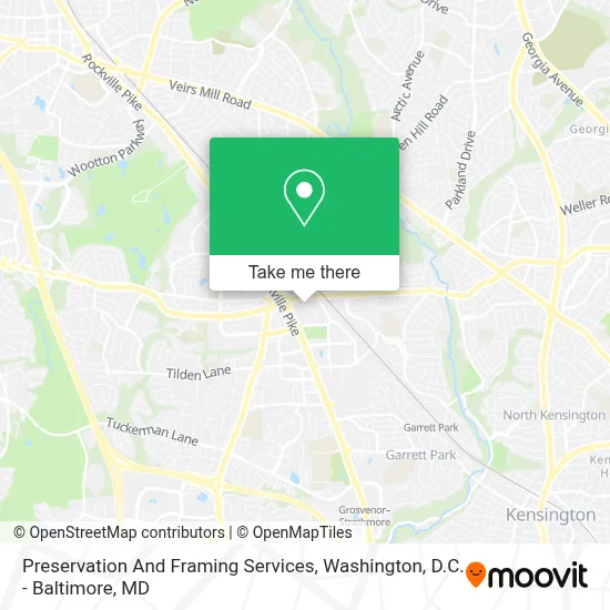 Preservation And Framing Services map