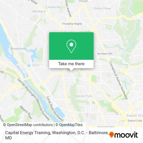 Capital Energy Training map