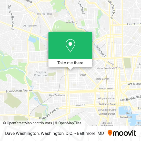 Dave Washington map