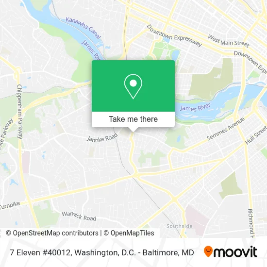 7 Eleven #40012 map
