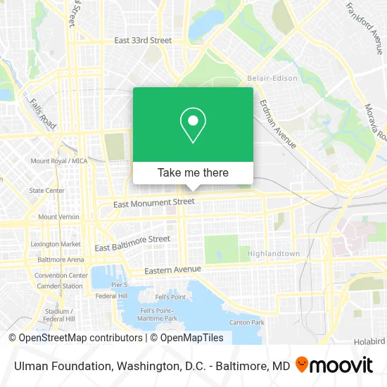 Ulman Foundation map