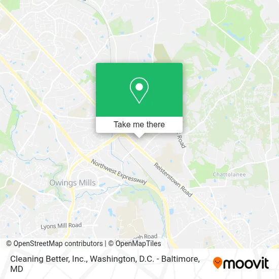 Cleaning Better, Inc. map