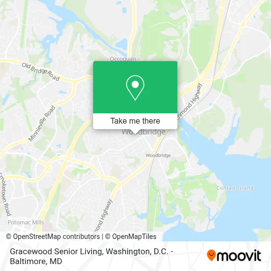 Gracewood Senior Living map