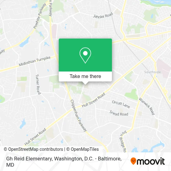 Gh Reid Elementary map