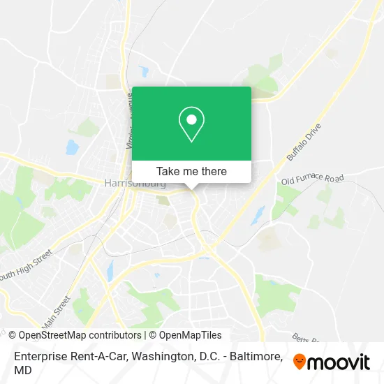 Enterprise Rent-A-Car map