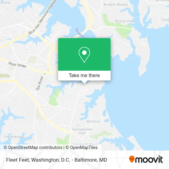 Fleet Feet map