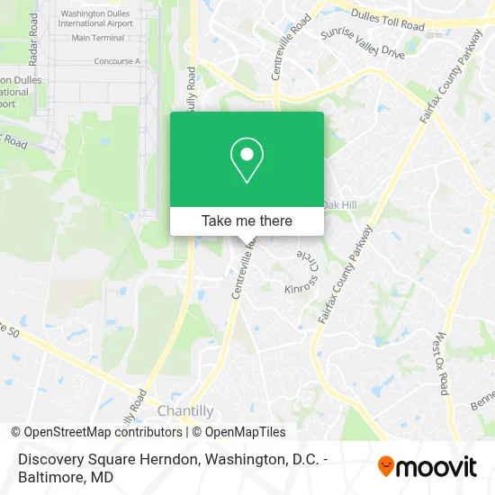 Discovery Square Herndon map