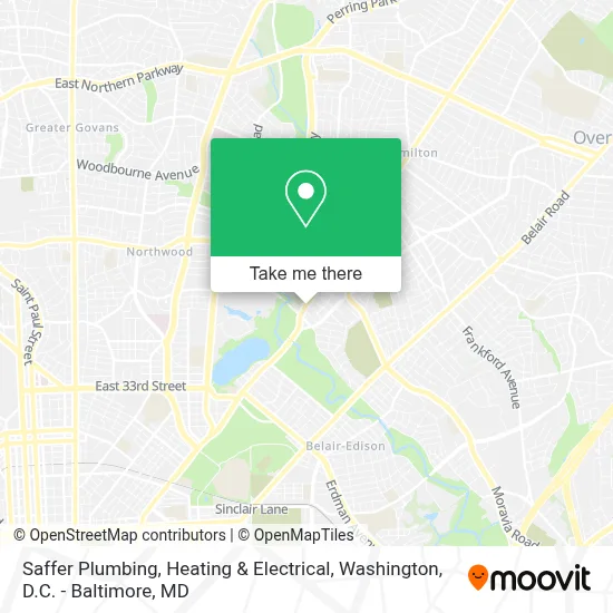 Saffer Plumbing, Heating & Electrical map