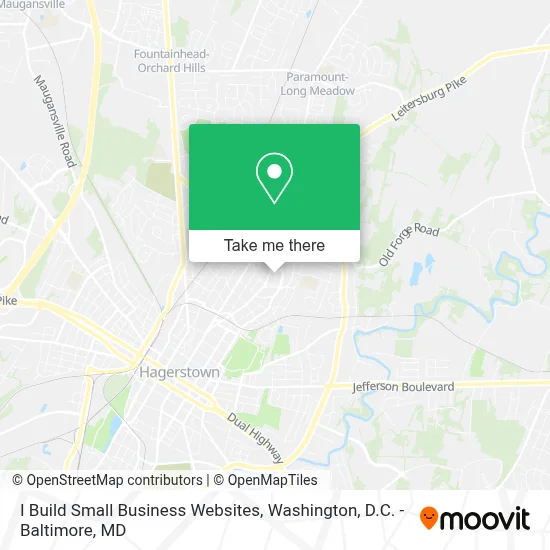 I Build Small Business Websites map