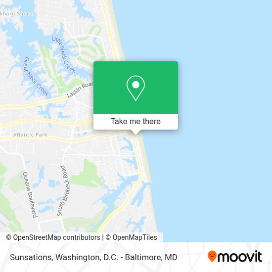 Sunsations map